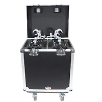 ProX Xs-MH140X2W Ata-300 Style Gig Ready Flight Road Case for Two 140 Style Moving Head Lighting Fixtures