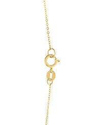 Macy's Small Padlock Pendant Necklace in 10k Yellow Gold