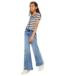 KanCan Big Girls Glen High Rise Wide Flare Jeans