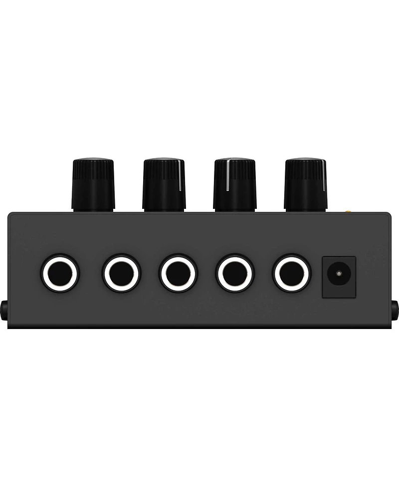 Behringer Micromix MX400 Ultra Low-Noise 4-Channel Line Mixer, 4.7 kOhms Input Impedance, Output Impedance 80 Ohms
