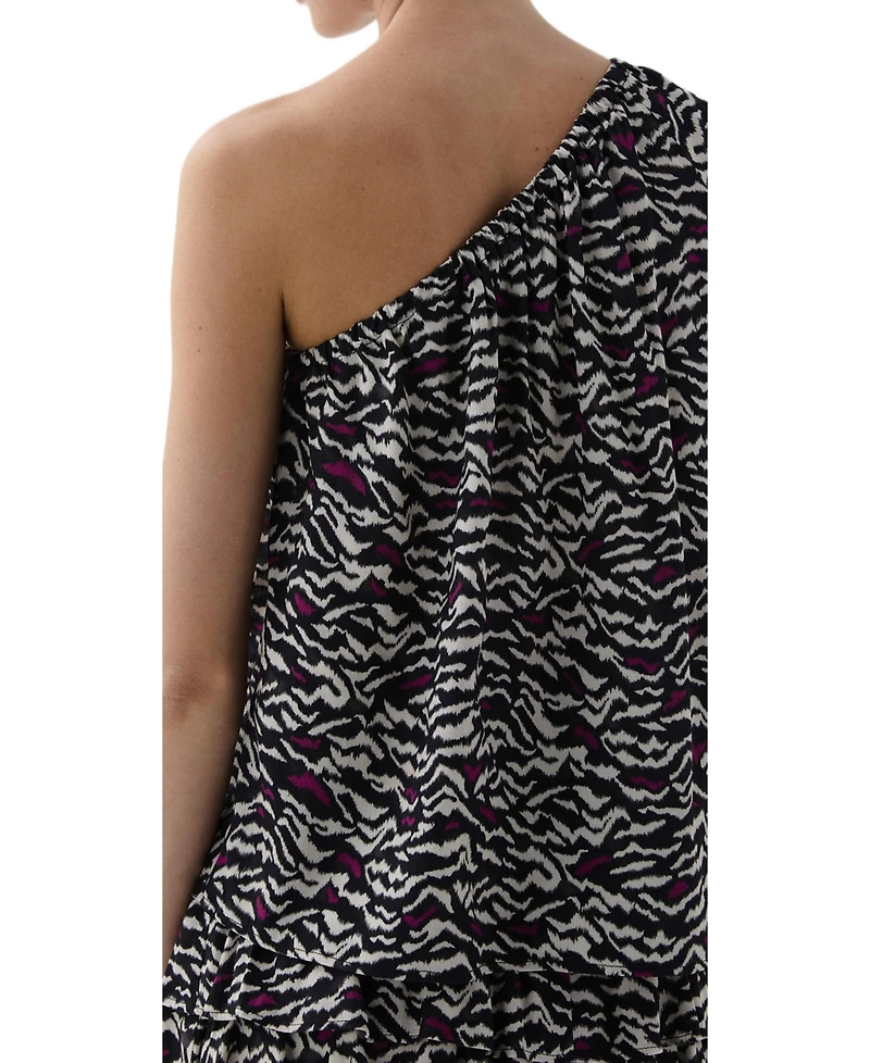Scalpers Women's Ruffle Mini Shirt