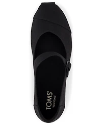 Toms Women's Alpargata Mary Jane Buckled Espadrilles Flats
