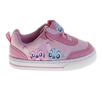 Disney Stitch Design Sneakers Girls Adorable Cute Alien Casual Style Easy On/Off Durable Tread