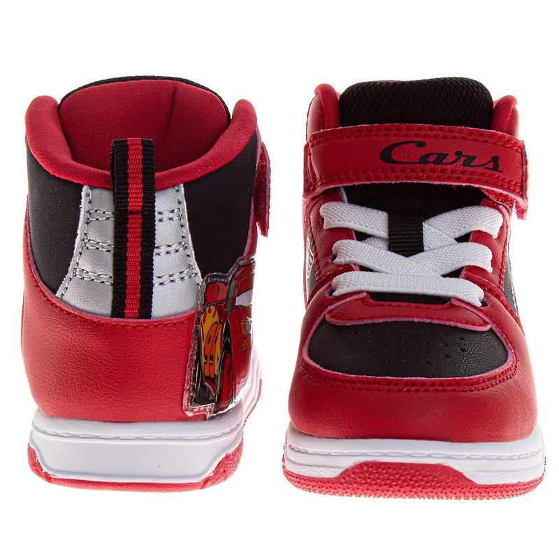 Disney Pixar Lightning Speed Cars Boys' High-Top Sneakers (Toddlers Sizes 5-10 / Little Kids 11)
