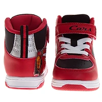 Disney Pixar Lightning Speed Cars Boys' High-Top Sneakers (Toddlers Sizes 5-10 / Little Kids 11)