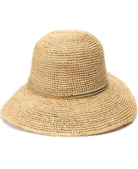 Bcbg Raffia Face Saver Bead Trim Sun Hat
