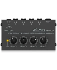 Behringer Ha-400 Ultra Compact 4-Channel Stereo Headphone Amplifier