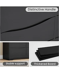 gaomon 9 Drawer Tall Wood Dresser