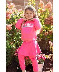 Bits & Bows Toddler Girls Skirted Bow Joggers
