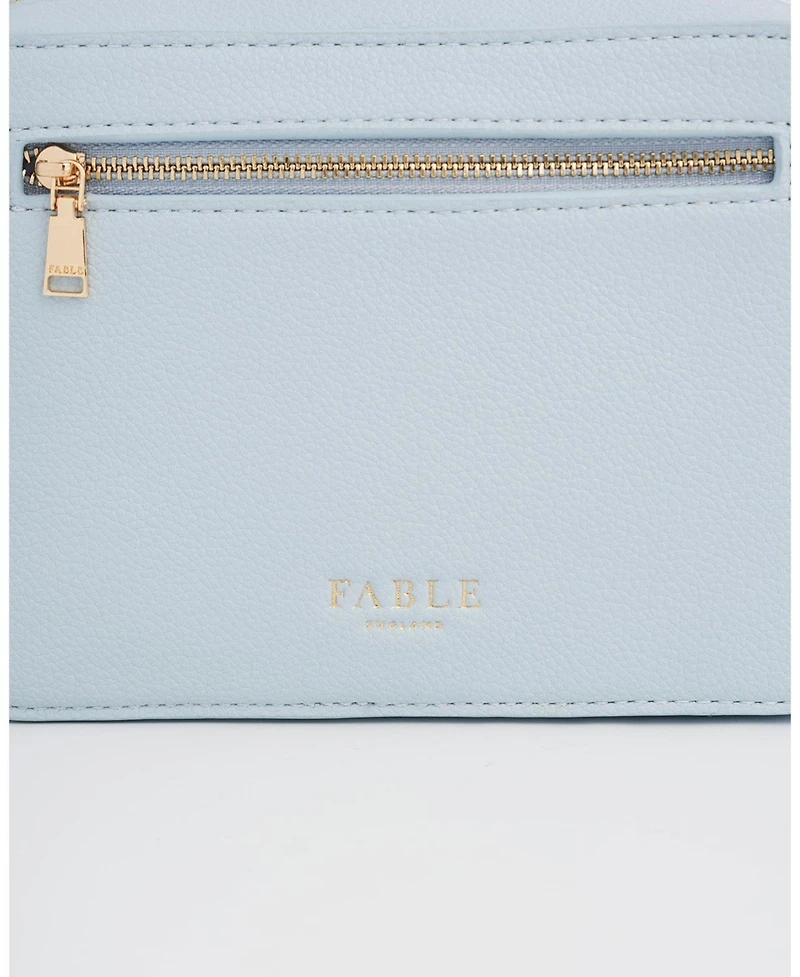 Fable England Women's Strawberry and Fawn Embroidered Camera Bag