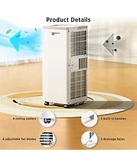 Cowsar 8,000 Btu Portable Air Conditioner with Remote Control