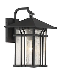 John Timberland Syon Mission Outdoor Wall Light Fixtures Set of 2 Painted Bronze Lantern Clear Seeded Glass for Post Exterior Barn