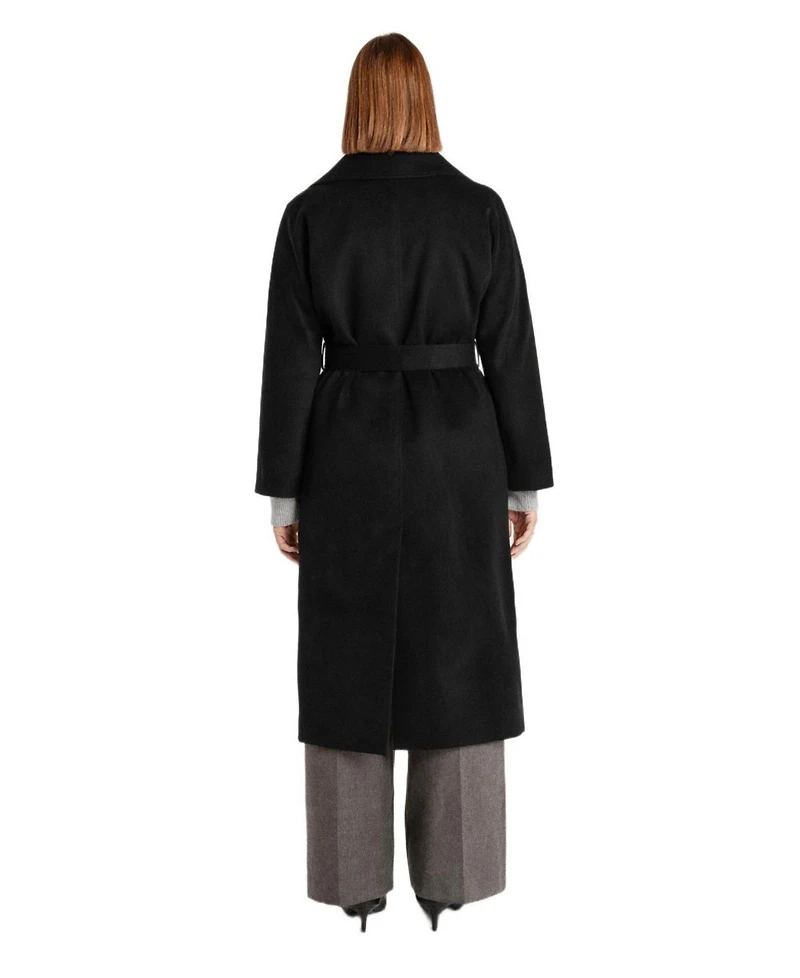 1982 Women's Pure Cashmere Wrap Belted Midi Coat