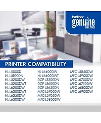 Brother TN850 High Yield Toner Cartridge, Up to 8000 Pages