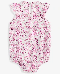 First Impressions Baby Girls' 0M-24M Floral-Print Skirted Sunsuit, Macy's Exclusive