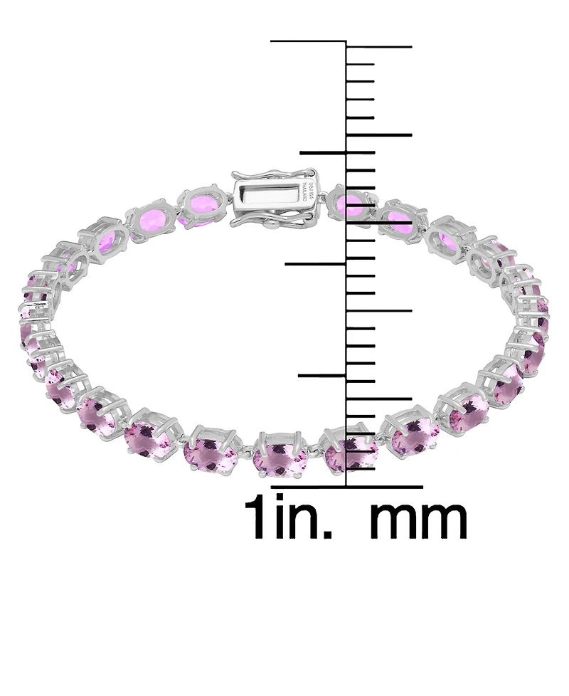 Macy's Amethyst (10.35 ct. t.w.) Bracelet in Sterling Silver