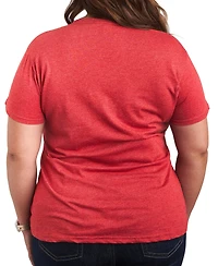 Hybrid Apparel Plus Spain Soccer Jersey Graphic T-Shirt