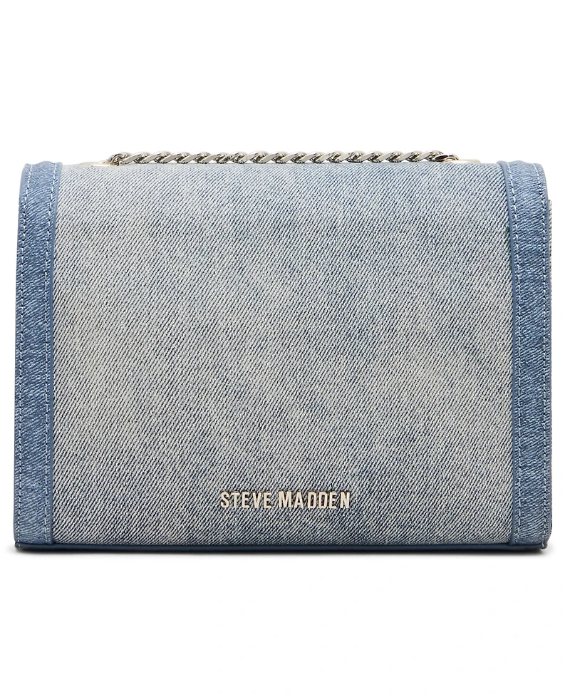 Steve Madden Larisad Denim Mini Crossbody Handbag