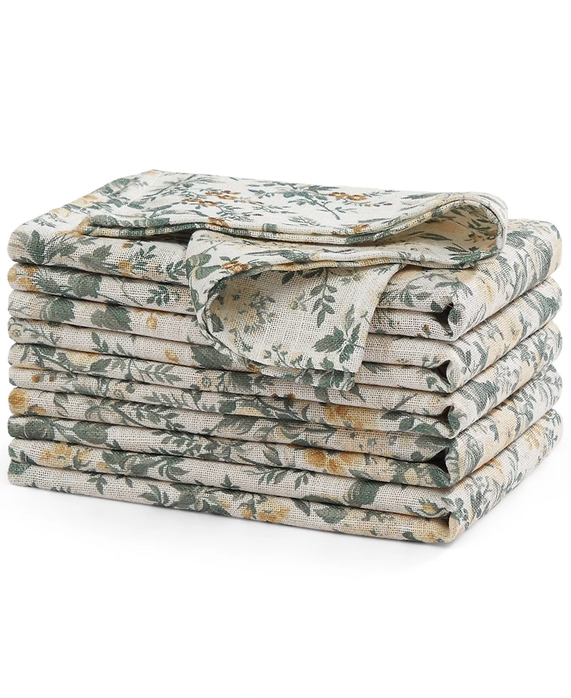 Laura Ashley, Linen Blend Country Napkins, Set of 6