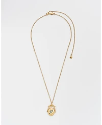 Fable England Hydrangea Initial Spinner Necklace