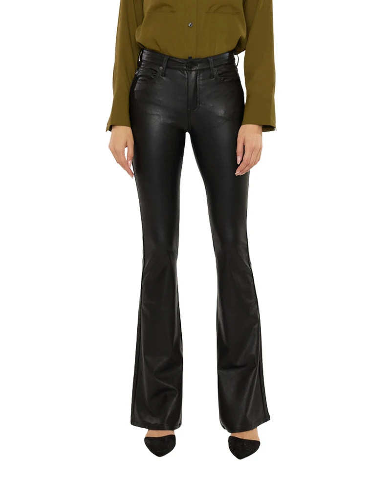 KanCan Women's Kiwi Mid Rise Flare Pants