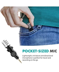Movo MA5SP 3.5mm Trrs Shotgun Microphone for iPhone or Android Devices