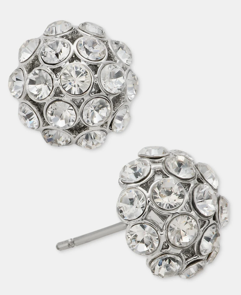 Givenchy Pave Cluster Stud Earrings