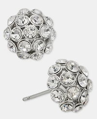 Givenchy Pave Cluster Stud Earrings