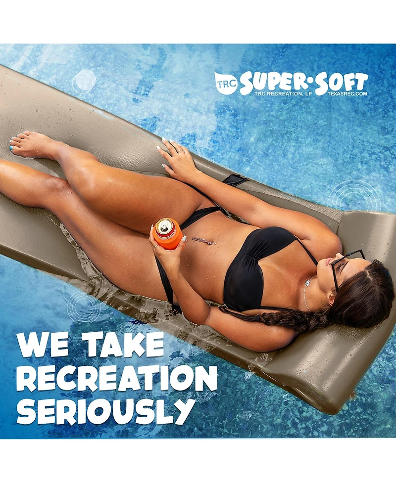 Trc Recreation Sunsation 1.75" Thick Foam Lounger Swimming Pool Float