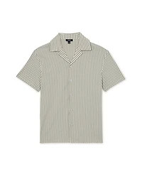Reiss Men's Aurelia Stripe Cuban Shirt