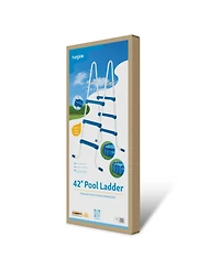 Funsicle 42 Inch SureStep 3 Stair Outdoor Above Ground Swimming Pool Ladder