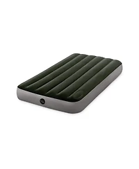 Intex 64763E Standard Dura Beam Downy Air Mattress Bed w/ Built In Pump, Queen