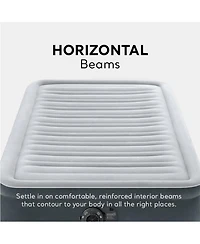 Intex Comfort Deluxe Dura-Beam Plush Airbed Mattress with Pump, Twin (3 Pack)