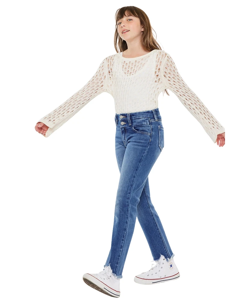 KanCan Big Girls Girsl High Rise Slim Straight Jeans