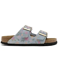 Birkenstock Women's Arizona Flower Print Suede Leather Sandals from Finish Line