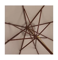 Augusta Home Casandra 8 Ribbed Round Umbrella