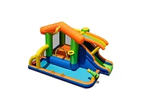 Slickblue Kids 8-in-1 Water Park Bounce House Inflatable No Blower