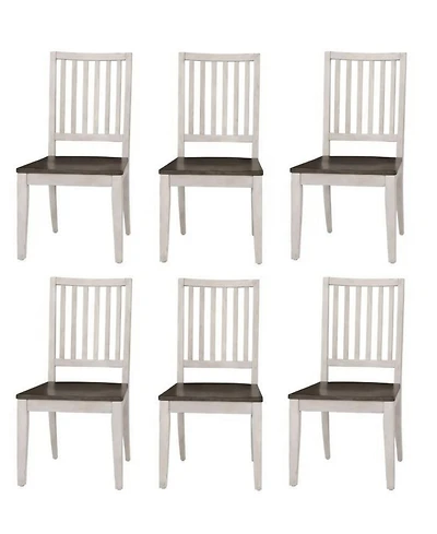 Dawnwood 6-Piece Wood Dining Side Chair Set