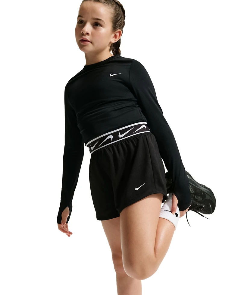 Nike Girls' 8-18 Dri-fit Mid-Rise Running Shorts