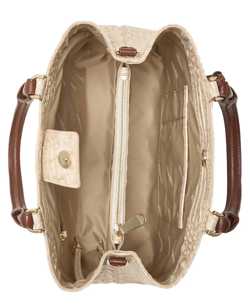 Brahmin Denise Banyan Medium Satchel Handbag