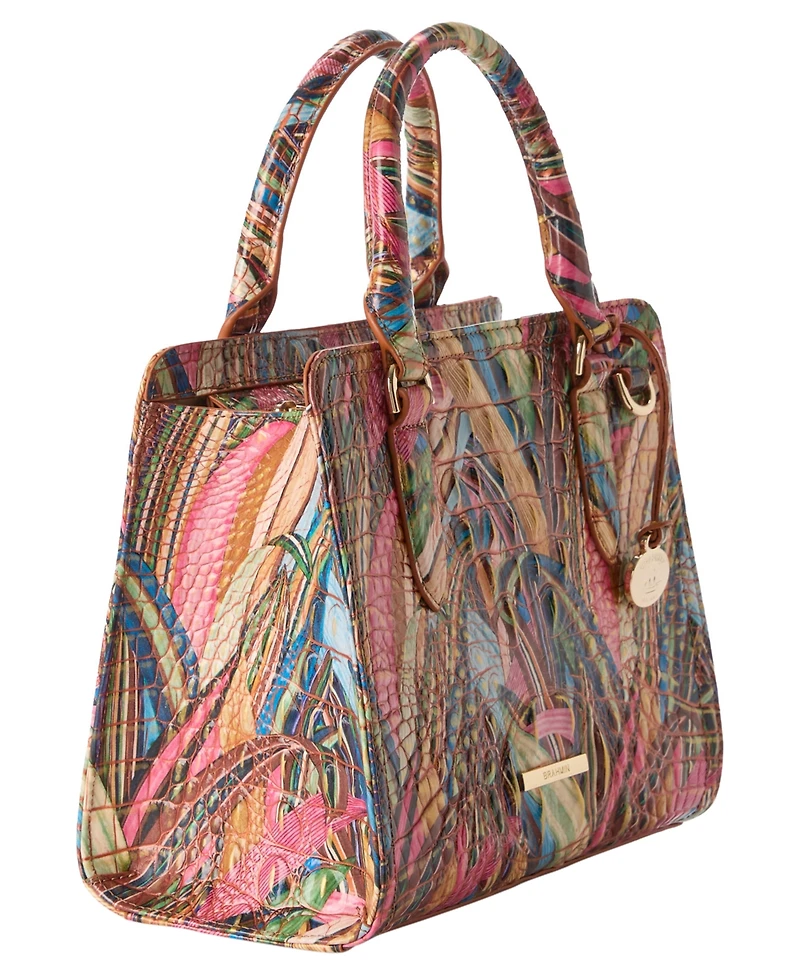 Brahmin Cami Small Leather Satchel Handbag