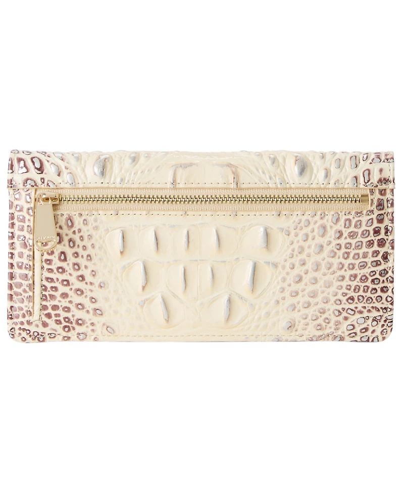 Brahmin Adelle Ombre Melbourne Embossed Leather Wallet