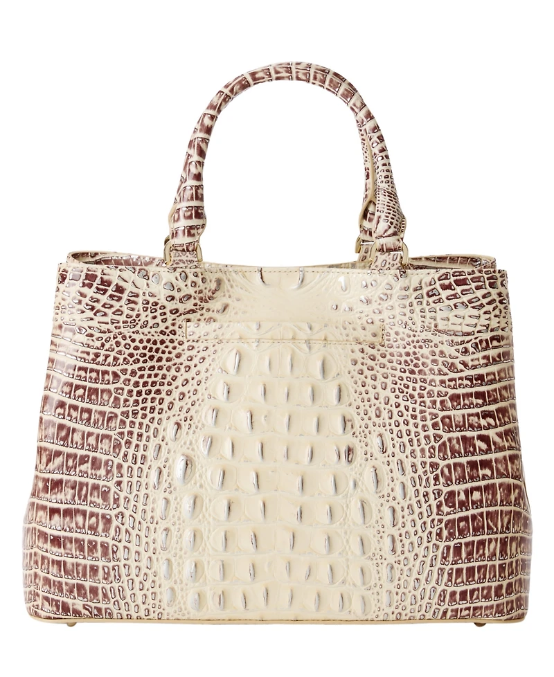 Brahmin Denise Medium Leather Satchel Handbag