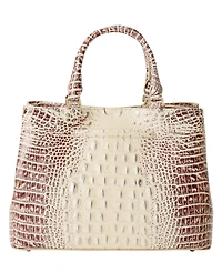 Brahmin Denise Medium Leather Satchel Handbag
