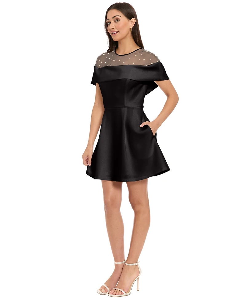 Ivy + Blu Women's Crewneck Stretch Dress