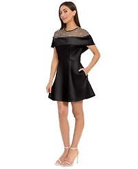 Ivy + Blu Women's Crewneck Stretch Dress
