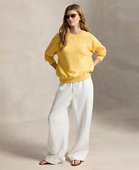 Polo Ralph Lauren Women's Island Fleece Crewneck Long-Sleeve Sweatshirt