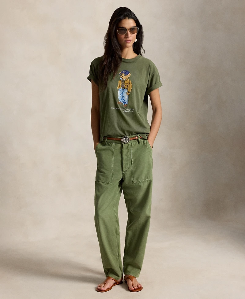 Polo Ralph Lauren Women's Vintage Cotton Jersey Crewneck T-Shirt