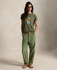Polo Ralph Lauren Women's Vintage Cotton Jersey Crewneck T-Shirt