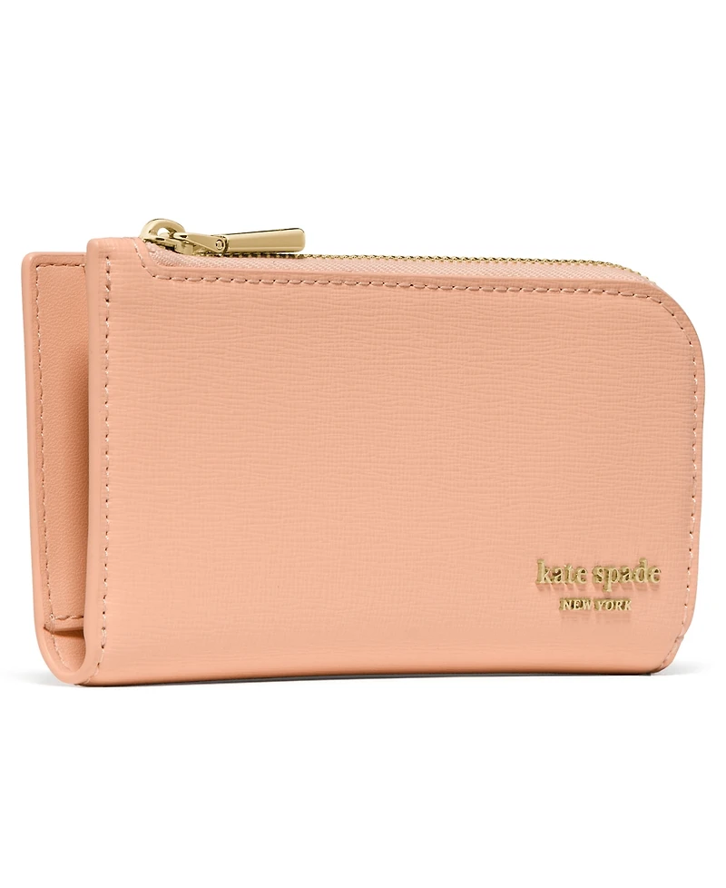 kate spade new york Devin Saffiano Leather Small Slim Bifold Wallet